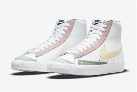 Nike Blazer Mid 77 Pink Lemon Green Dn5052 100 Release Date Info