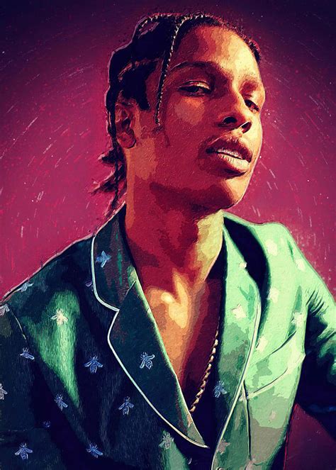 Asap Rocky Asap Rocky Digital Art By Saini Nagy