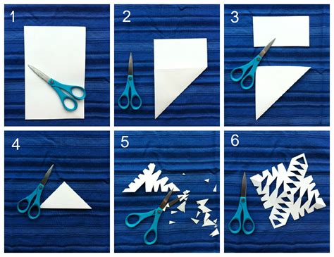Paper Snowflake Tutorial Snow Crafts Paper Crafts Paper Snowflakes
