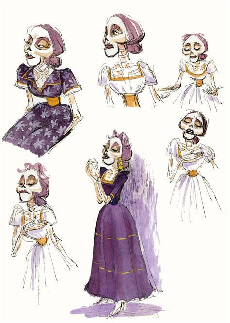 The Art Behind The Magic Coco Character Designs By Daniela Strijleva