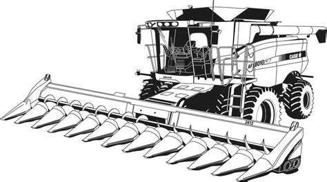 Pin On Farm Machinery Coloring Pages