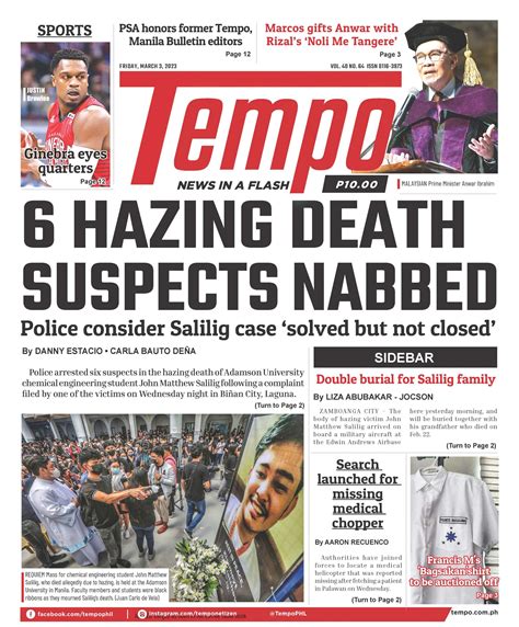 Tempo 03 March 2023 Friday Issue Tempo The Nation S Fastest