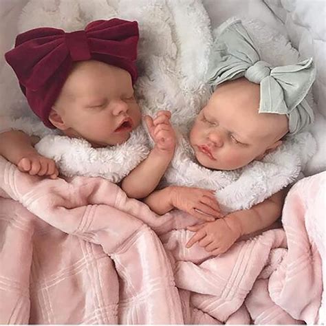Dolls And Accessories Twins New Reborn Baby Dolls 17