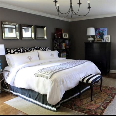 It doesn't even matter if you. Eclectic with gray walls | Gray bedroom walls, Grey ...