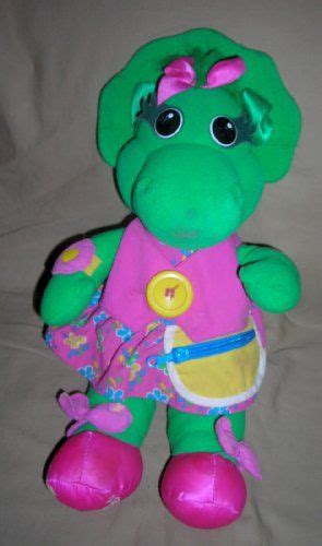 Vintage barney hand puppet baby bop bj plush from the 90's. Barney The Dinosaur TALK N' DRESS BABY BOP 17 Plush ...