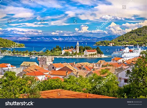 Scenic Island Vis Waterfront Dalmatia Croatia Stock Photo Edit Now