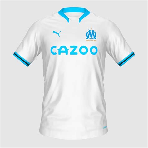 Olympique De Marseille 2324 Concept Home Shirt Fifa 23 Kit Creator