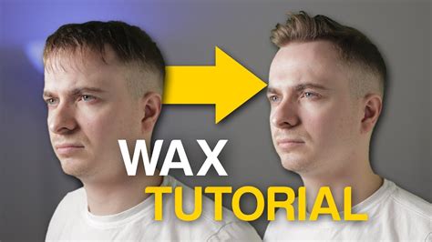 How To Use Hair Wax Properly Tutorial Youtube