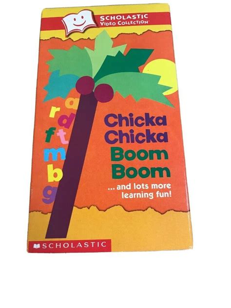 Scholastic Video Collection Chicka Chicka Boom Boom Vhs Learning Fun Trashy Town Learning The