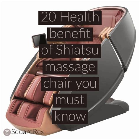 therapy massagechair shiatsu fitness health shiatsu massage chair important facts health