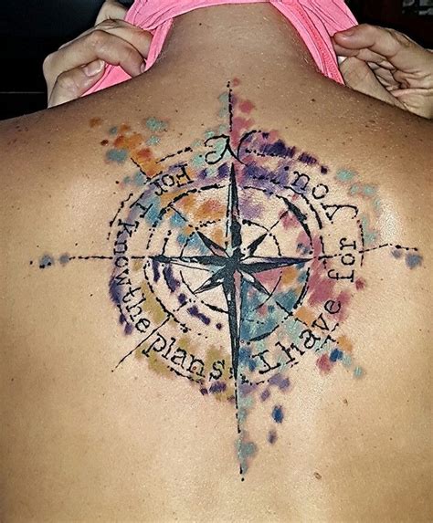 75 Amazing Compass Tattoo Designs Tattoos Tattoos Watercolor