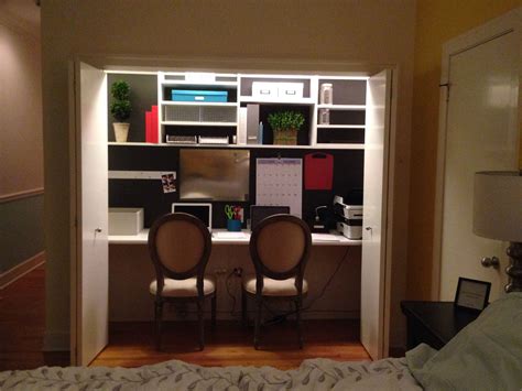 Free Closet Office Space With Diy Home Decorating Ideas