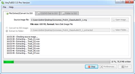 Extract Nero Nrg Or Bincue Images To Wav Files