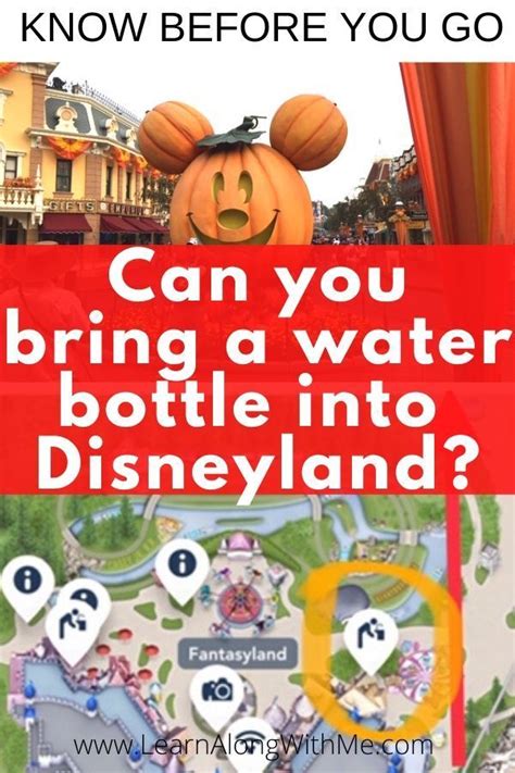 Items you can bring in Can you bring a Water Bottle into Disneyland? [Answered ...