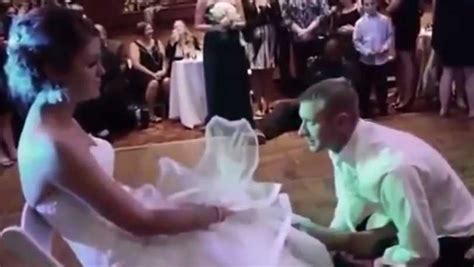 Drunk Groom Gives Bride Lap Dance Shell Never Let Him Forget Video