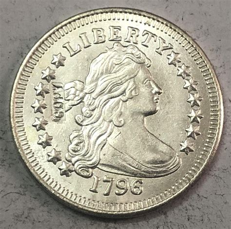1796 United States 25 Cents Liberty Draped Bust Quarter Dollar Copy Coin