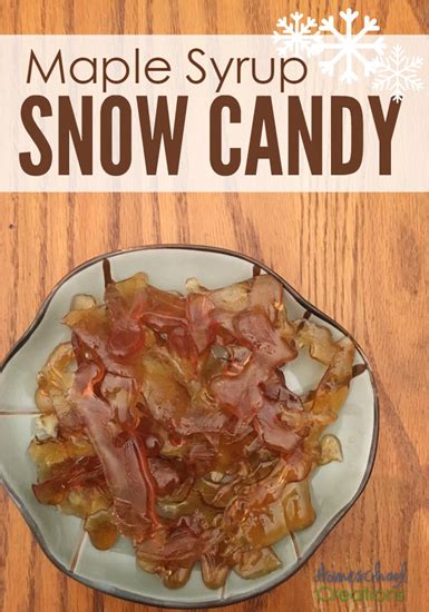 Maple Syrup Snow Candy Recipe Wax On Snow