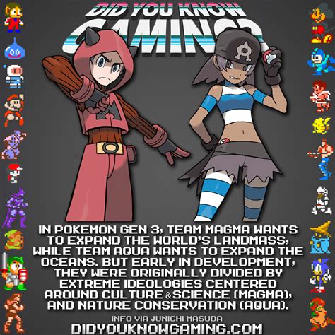 Did You Know Gaming — Did You Know Team Magma And Team Aqua Werent