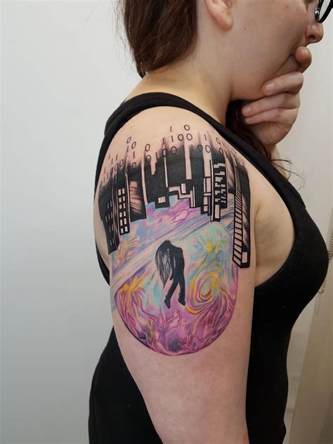 My New Tattoo The Planet Is Purposefully Pinkyellowblue As A Nod To