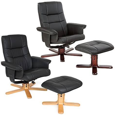 The thick seat and the soft backrest are highly comfortable. TecTake Luxury Faux Leather TV Armchair Recliner With ...