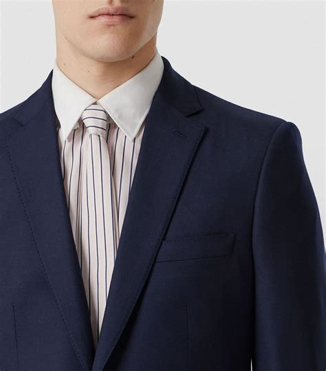 Burberry Blue Wool Two Piece Suit Harrods Uk