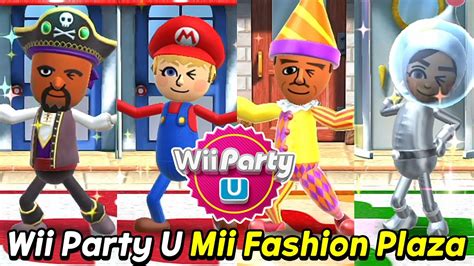 wii party u mii fashion plaza gameplay matt vs sophia vs eduardo vs pavel alexgamingtv youtube