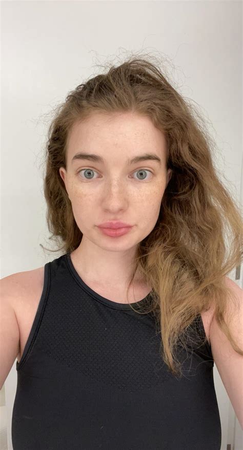 Just A Lil No Makeup No Filter Selfie 💕 R Freckledgirls