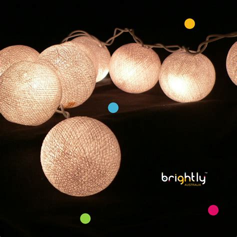 5m 30 Cotton Ball Fairy Lights From Brightly Australia
