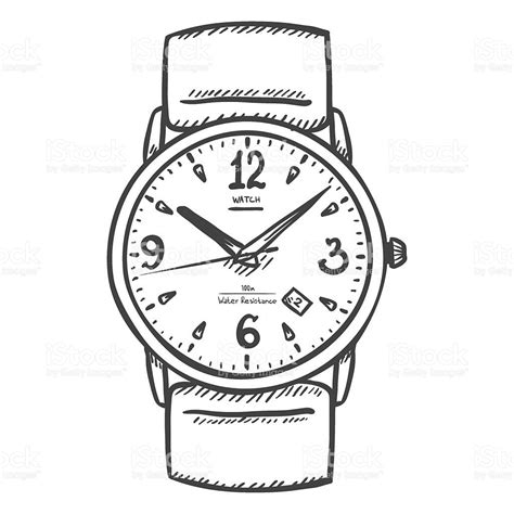 Wrist Watch Clipart Black And White Clipground