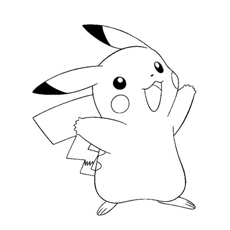 Dibujos De Pikachu Para Colorear E Imprimir Gratis