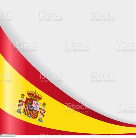 Sfondo Bandiera Spagnola Illustrazione Vettoriale Immagini Vettoriali