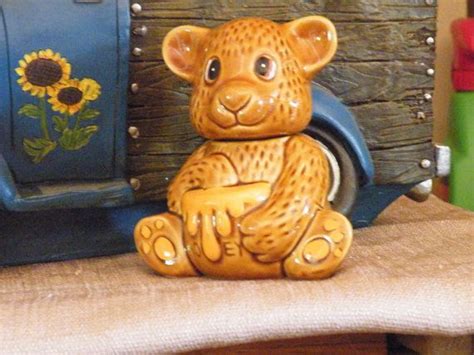 Vintage Honey Bear Honey Pot By Thesilvergrackle On Etsy 1099 Honey Pot Honey Bear Etsy