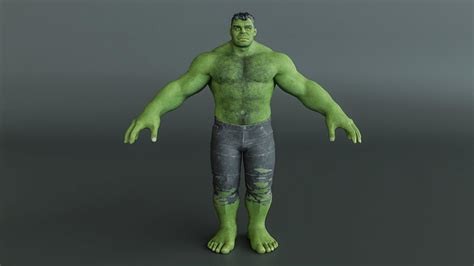 The Hulk 3d Model By Ea09studio