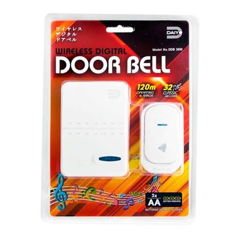 Daiyo Wireless Digital Door Bell Battery Ddb 38w Eezee