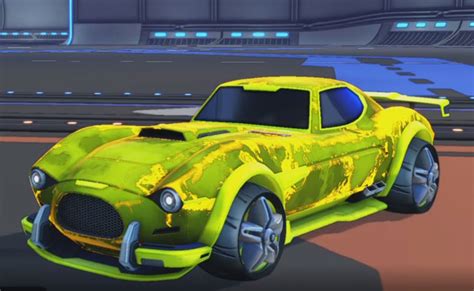 Rocket League Lime Mamba Design With Lime Future Shock And Lime Troika