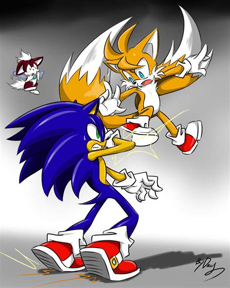 Quick Draw Rqsonic Vs Tails By Amberday On Deviantart