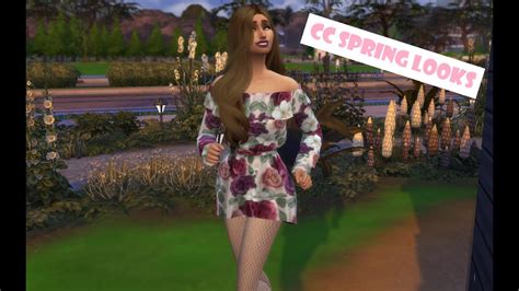 Sims 4 Cc Spring Looks Youtube