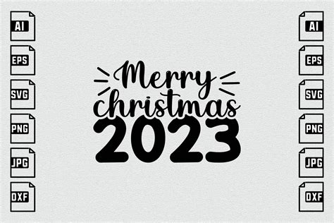 Merry Christmas 2023 Graphic By Eye Catch Design67 · Creative Fabrica