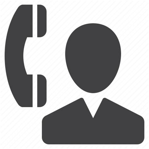 Contact Phone Telephone User Icon Download On Iconfinder