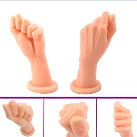 2018 Soft Fist Dildo Artificial Hand Anal Plug Vagina Anus G Spot