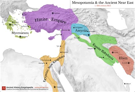Ancient Middle East Map