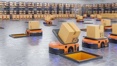 An Army Of Robots Efficiently Sorting Hundreds Of Parcels Per Hour Automated Guided Vehicle Agv