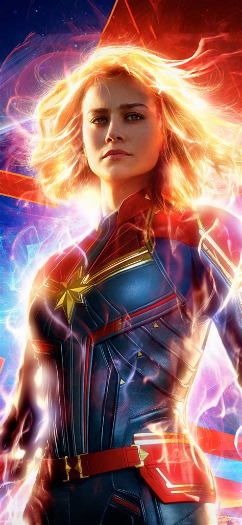 1242x2688 Captain Marvel Movie Poster 2019 Iphone XS MAX HD 4k