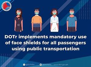 Face Shield Now Mandatory In Philippines For People Using Public
