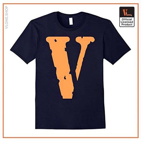 Vlone Shirts Mens Vlone Shirt Large Navy Vl2409 Vlone Shirt