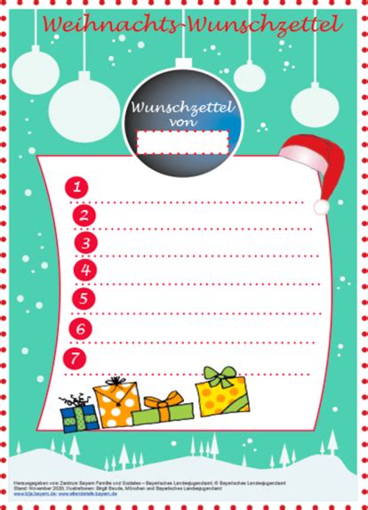 Vorweihnachtszeit - Weihnachten - Bayerischer Erziehungsratgeber
