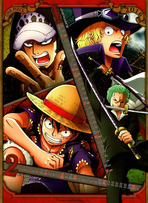 One Piece Calendar 2016 By Alluca On Deviantart