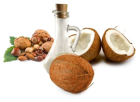 Coconut Milk And Coconuts Stock Image Image Of Fresh 199784239