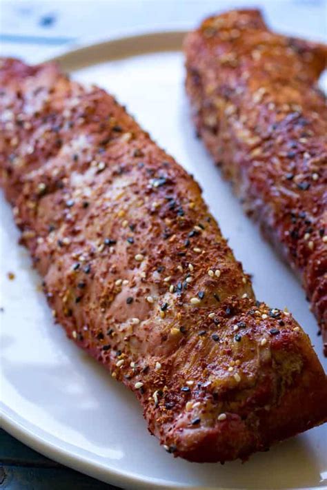 Wait another 10 minutes for the grill to heat completely. Traeger Togarashi Pork Tenderloin | Easy recipe for the ...