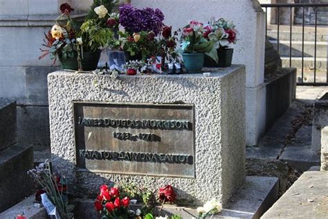 Jim Morrison Grave Picture Of Pere Lachaise Cemetery Cimetiere Du